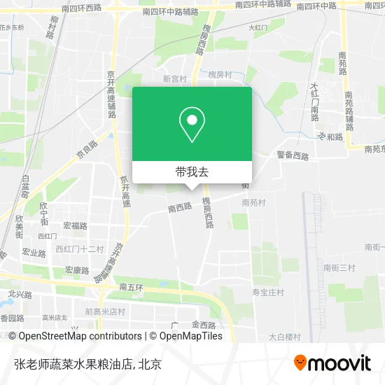 张老师蔬菜水果粮油店地图