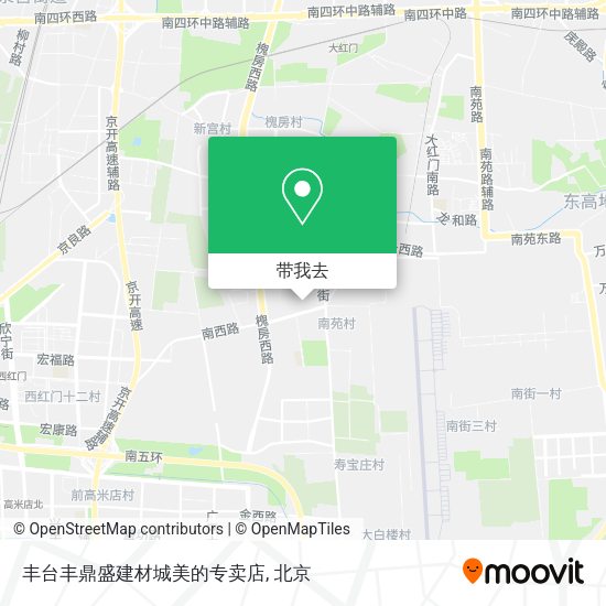丰台丰鼎盛建材城美的专卖店地图