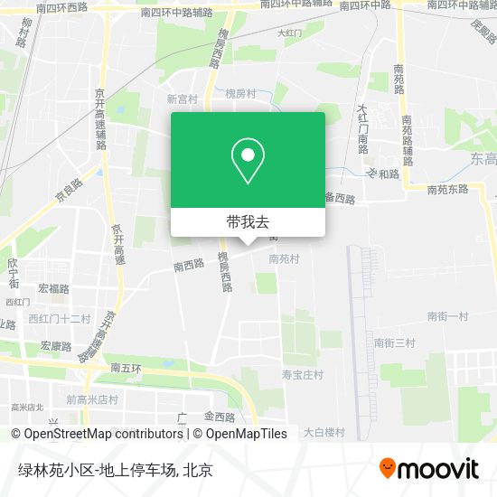 绿林苑小区-地上停车场地图