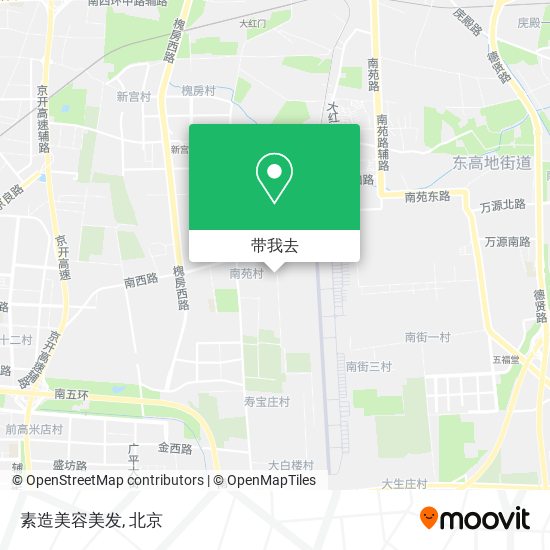 素造美容美发地图