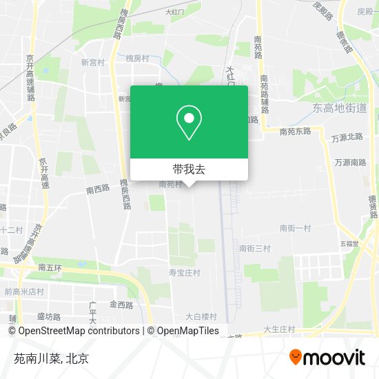 苑南川菜地图