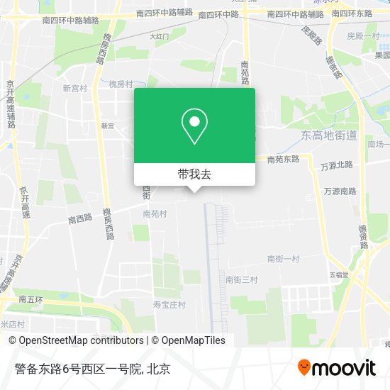 警备东路6号西区一号院地图