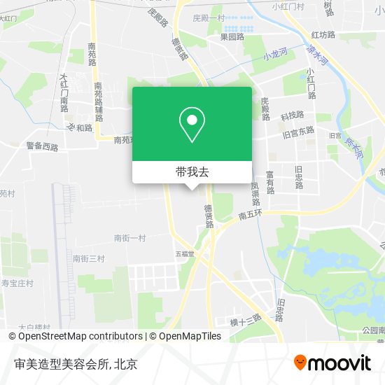 审美造型美容会所地图