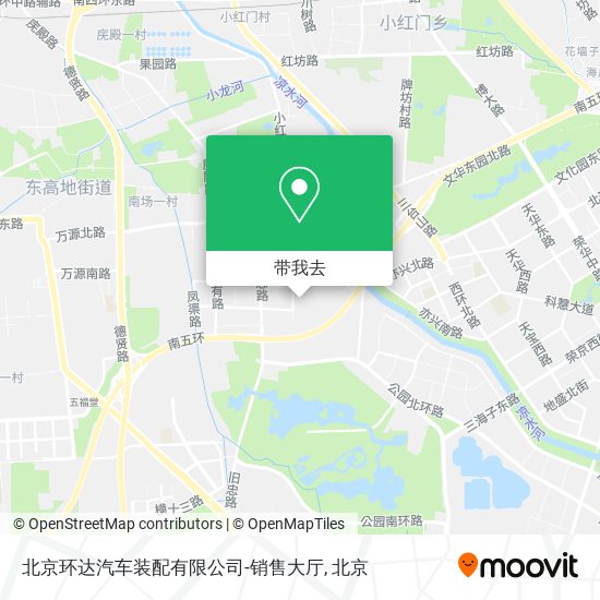 北京环达汽车装配有限公司-销售大厅地图
