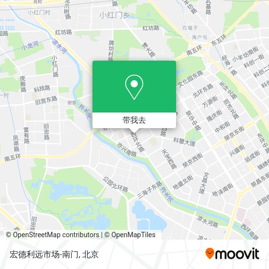 宏德利远市场-南门地图