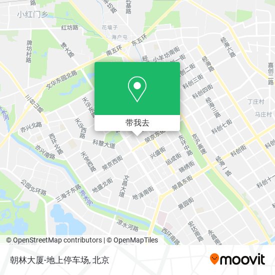 朝林大厦-地上停车场地图