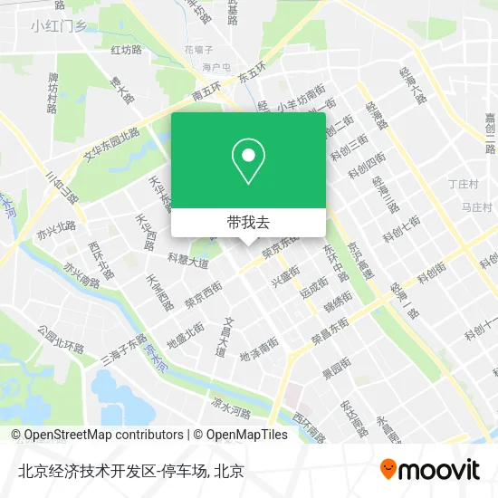 北京经济技术开发区-停车场地图
