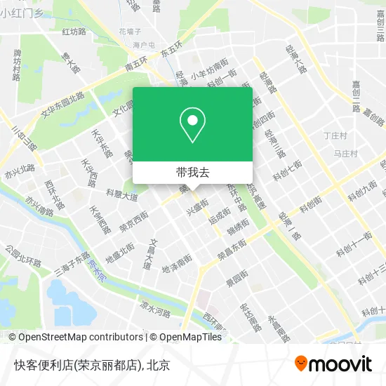 快客便利店(荣京丽都店)地图