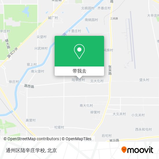 通州区陆辛庄学校地图