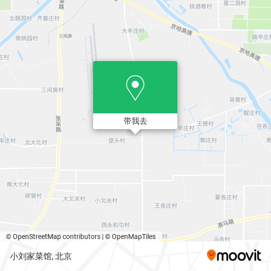 小刘家菜馆地图
