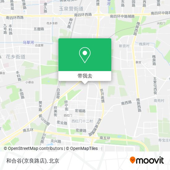 和合谷(京良路店)地图