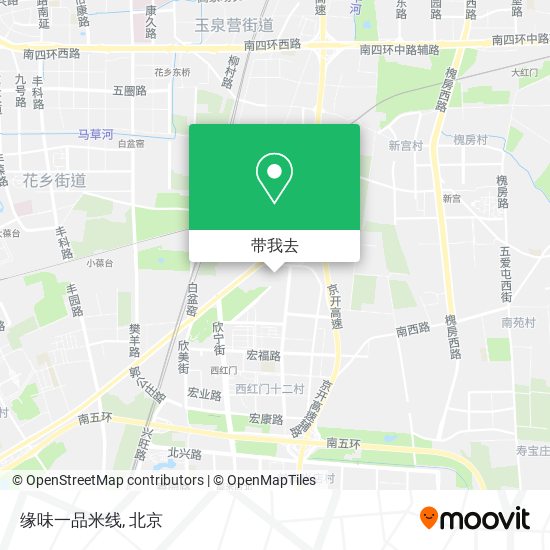 缘味一品米线地图