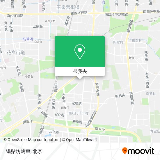 锅贴坊烤串地图