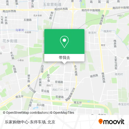 乐家购物中心-东停车场地图