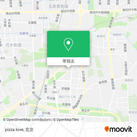 pizza love地图