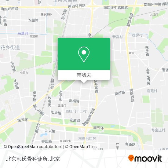 北京韩氏骨科诊所地图
