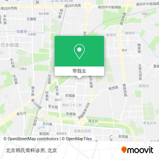 北京韩氏骨科诊所地图