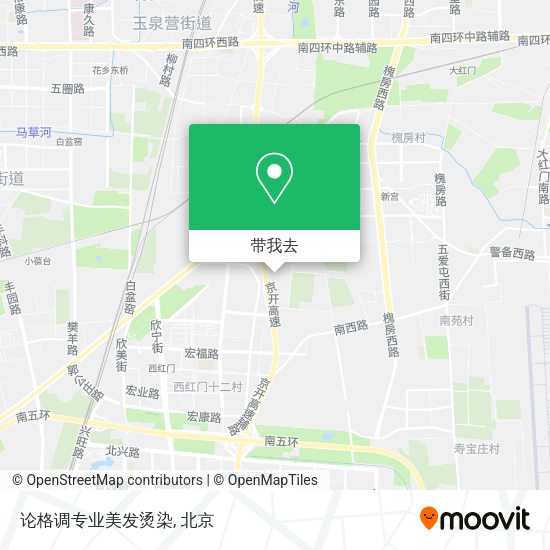 论格调专业美发烫染地图