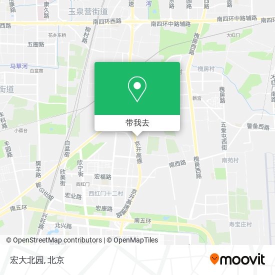 宏大北园地图