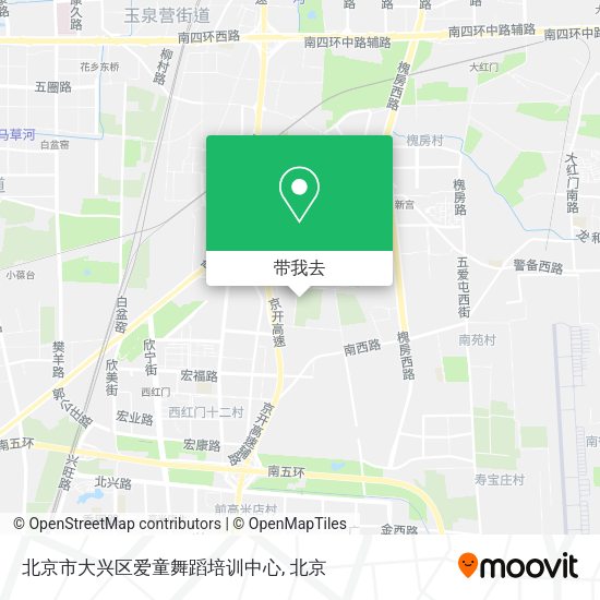 北京市大兴区爱童舞蹈培训中心地图