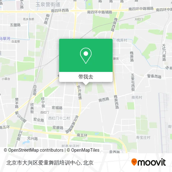 北京市大兴区爱童舞蹈培训中心地图