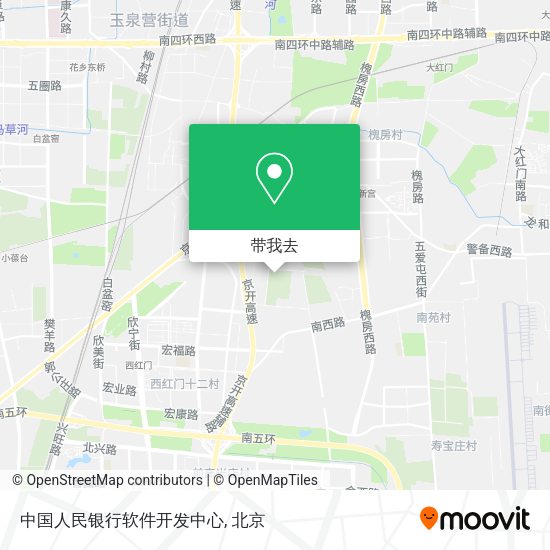 中国人民银行软件开发中心地图