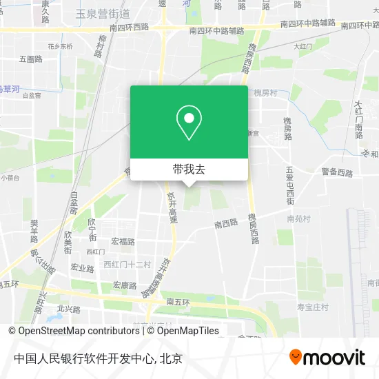 中国人民银行软件开发中心地图