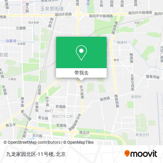 九龙家园北区-11号楼地图