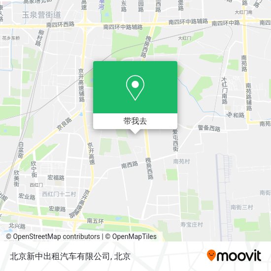 北京新中出租汽车有限公司地图