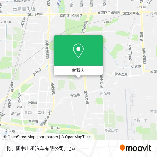 北京新中出租汽车有限公司地图