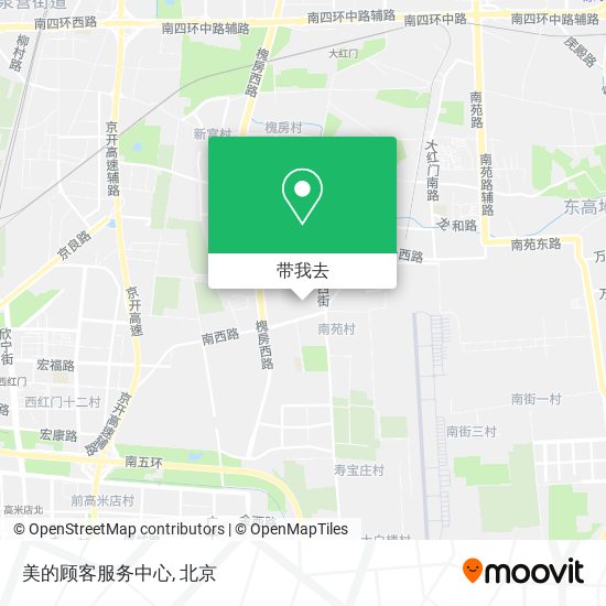 美的顾客服务中心地图