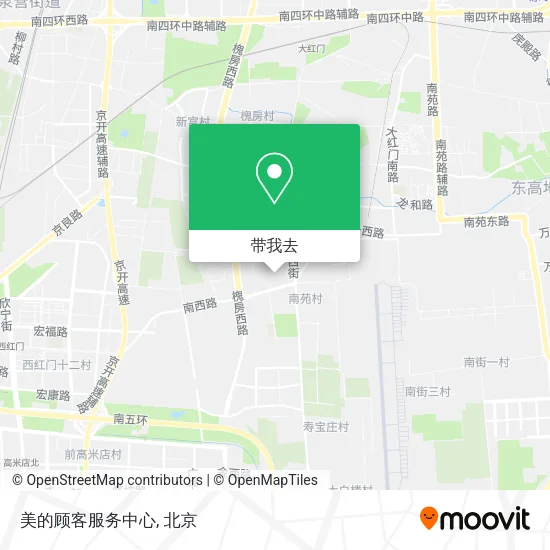 美的顾客服务中心地图