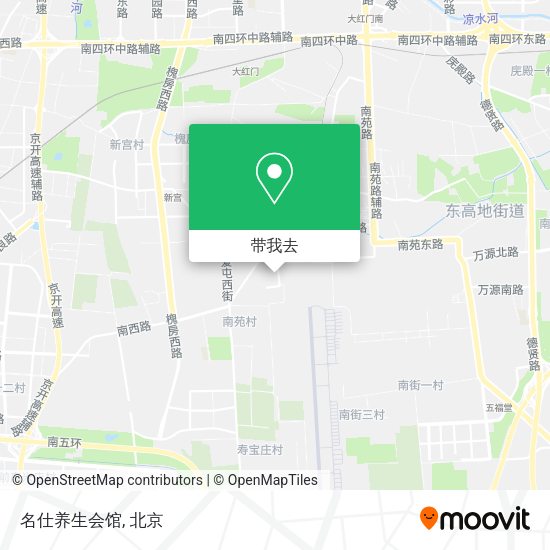 名仕养生会馆地图