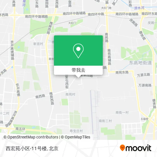 西宏苑小区-11号楼地图