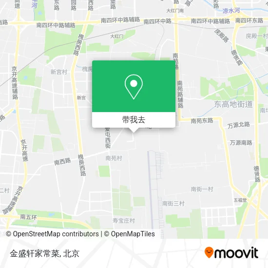 金盛轩家常菜地图