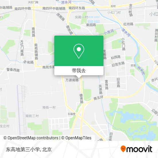 东高地第三小学地图