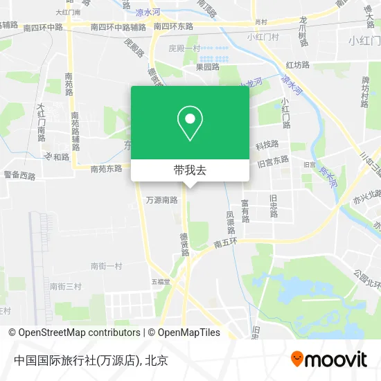 中国国际旅行社(万源店)地图