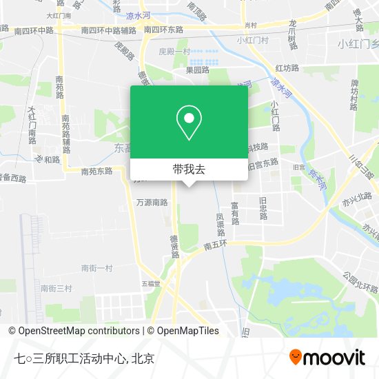 七○三所职工活动中心地图