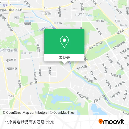 北京美途精品商务酒店地图