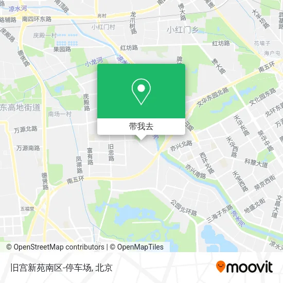 旧宫新苑南区-停车场地图