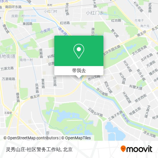 灵秀山庄-社区警务工作站地图