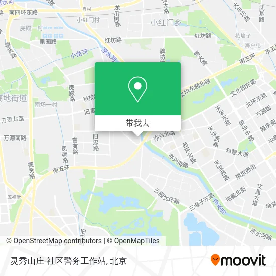 灵秀山庄-社区警务工作站地图