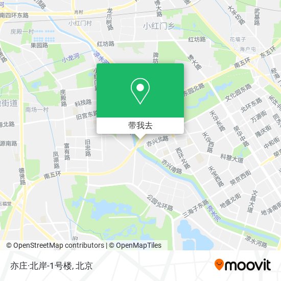 亦庄·北岸-1号楼地图