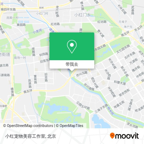 小红宠物美容工作室地图
