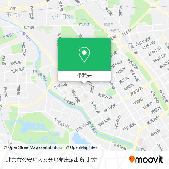 北京市公安局大兴分局亦庄派出所地图