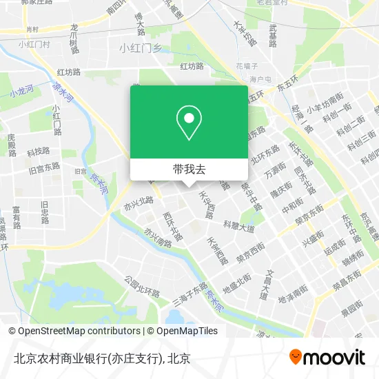 北京农村商业银行(亦庄支行)地图