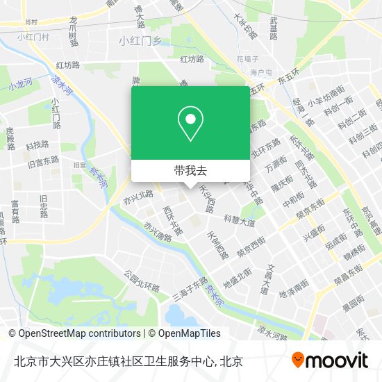 北京市大兴区亦庄镇社区卫生服务中心地图