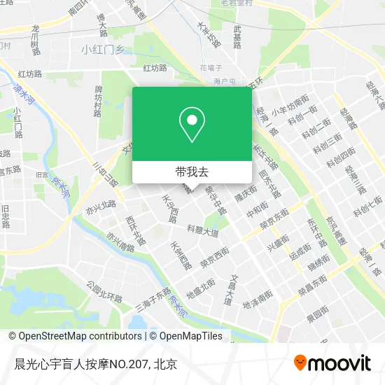 晨光心宇盲人按摩NO.207地图