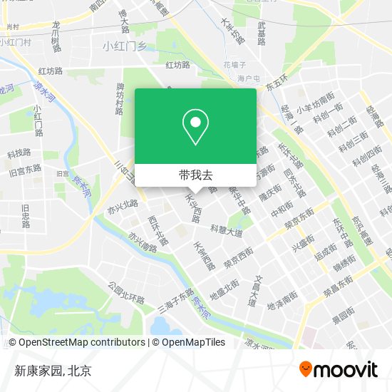 新康家园地图