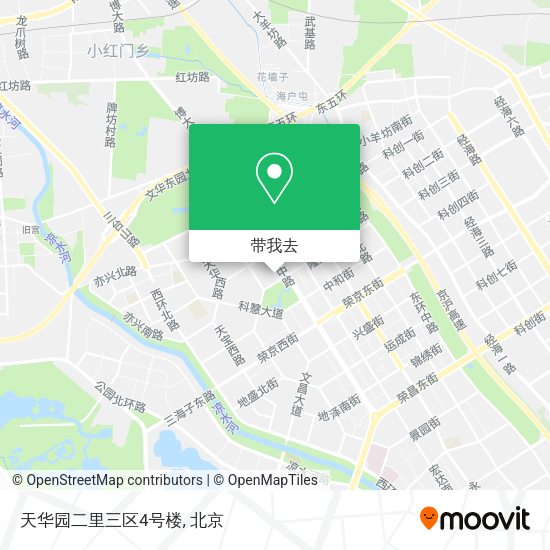 天华园二里三区4号楼地图